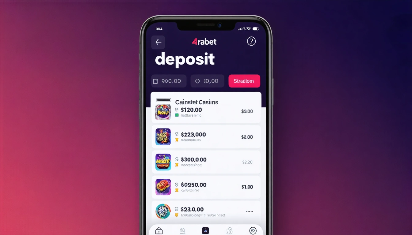 deposit 4rabet